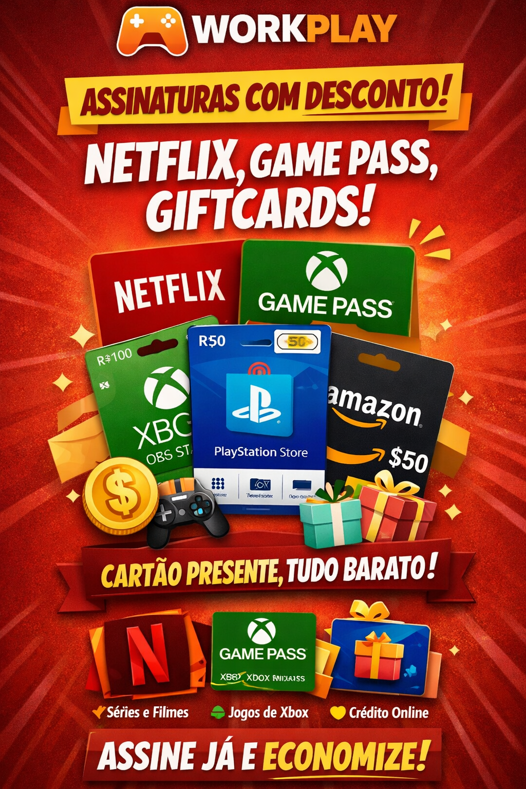 GAMEPASS BARATO
